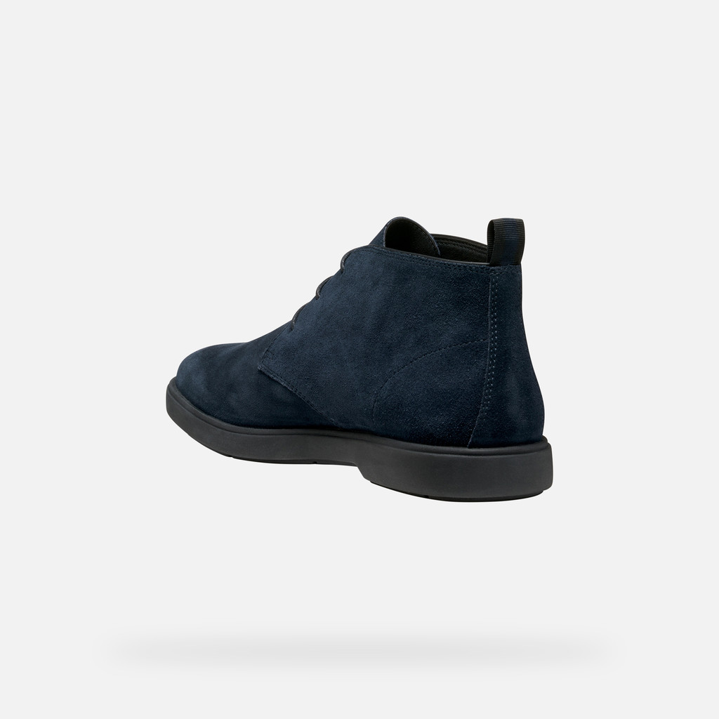 Suede ankle boots SPHERICA EC17 MAN Navy - image number 3 | GEOX