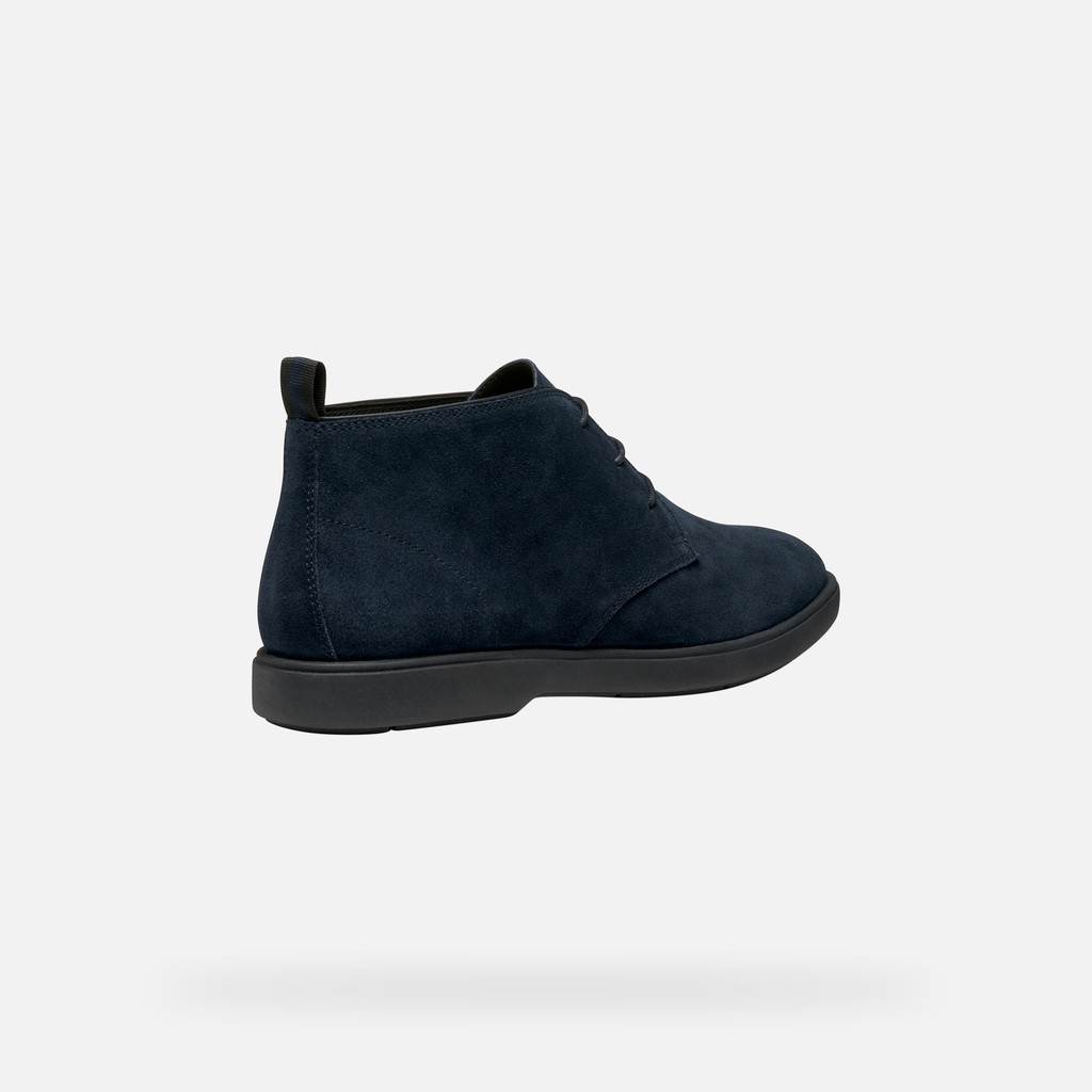 Suede ankle boots SPHERICA EC17 MAN Navy - image number 4 | GEOX