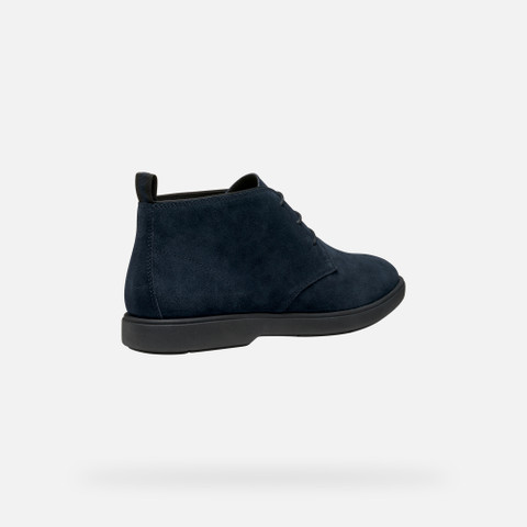 Suede ankle boots SPHERICA EC17 MAN Navy - image number 4 | GEOX