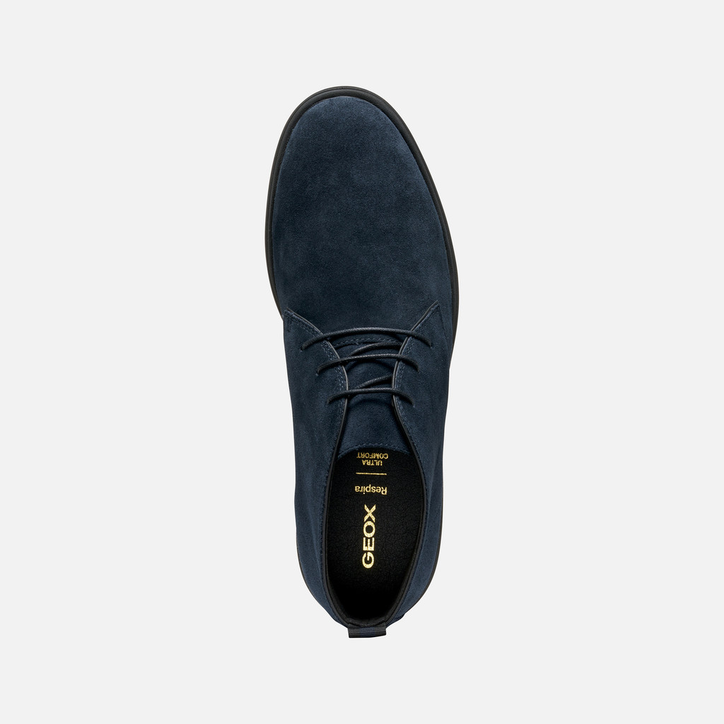 Suede ankle boots SPHERICA EC17 MAN Navy - image number 5 | GEOX