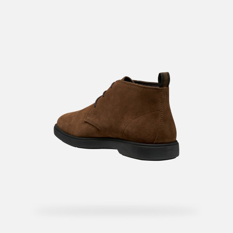 Suede ankle boots SPHERICA EC17 MAN Brown cotto - image number 3 | GEOX