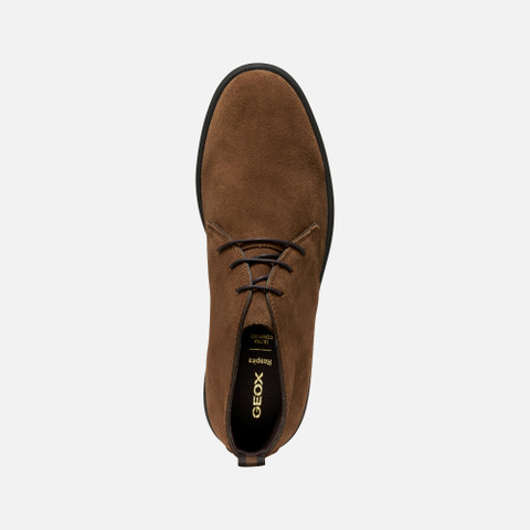 Suede ankle boots SPHERICA EC17 MAN Brown cotto - image number 5 | GEOX