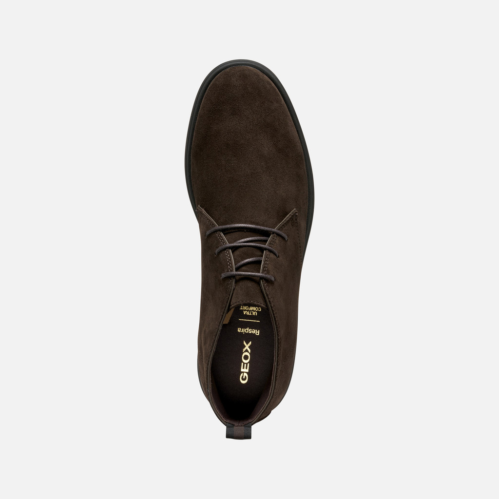 Suede ankle boots SPHERICA EC17 MAN Dark Brown - image number 5 | GEOX