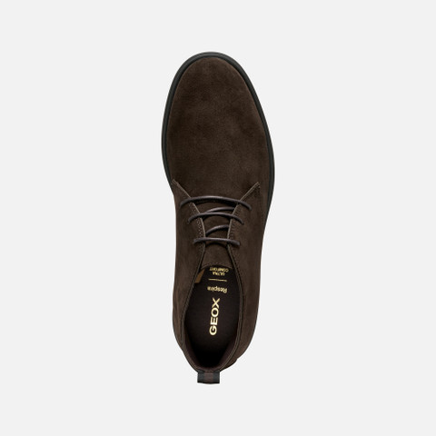 Suede ankle boots SPHERICA EC17 MAN Dark Brown - image number 5 | GEOX