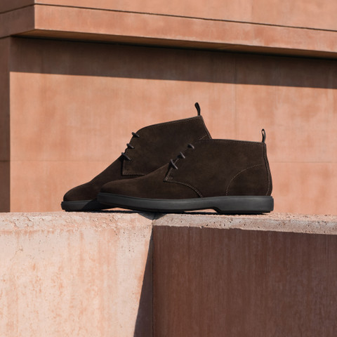 Suede ankle boots SPHERICA EC17 MAN Dark Brown - image number 7 | GEOX