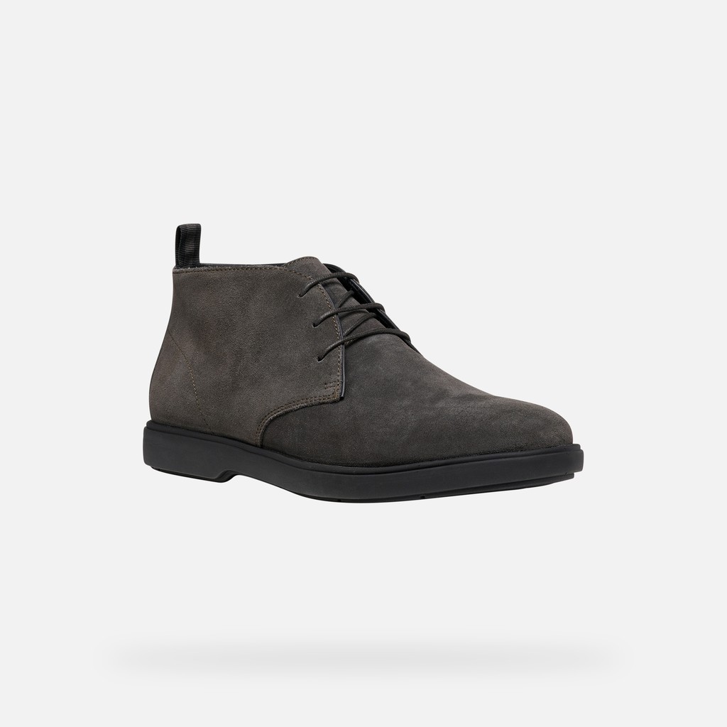 Bottines en daim SPHERICA EC17 HOMME Marron caf&eacute; - image number 2 | GEOX