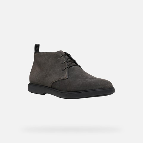 Bottines en daim SPHERICA EC17 HOMME Marron caf&eacute; - image number 2 | GEOX