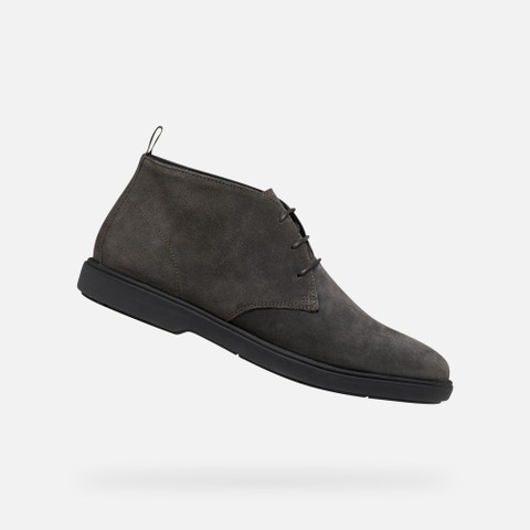 Bottines en daim SPHERICA EC17 HOMME Marron caf&eacute; | GEOX