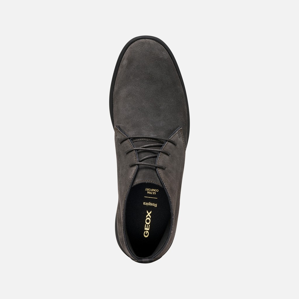 Bottines en daim SPHERICA EC17 HOMME Marron caf&eacute; - image number 5 | GEOX