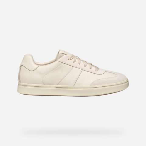 Low top sneakers BALTMOORE MAN Papyrus - image number 1 | GEOX