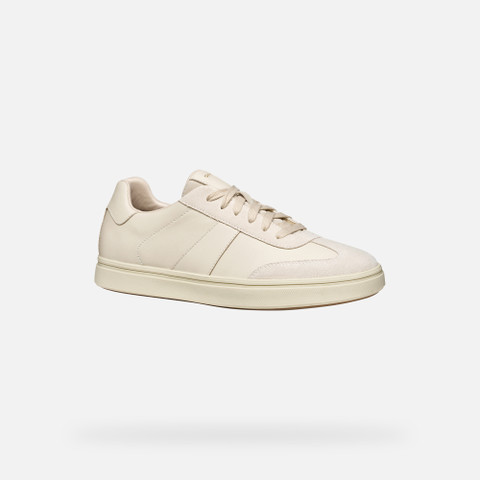 Low top sneakers BALTMOORE MAN Papyrus - image number 2 | GEOX