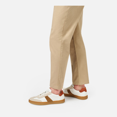 Sneakers basse BALTMOORE UOMO Bianco/Mattone - image number 2 | GEOX