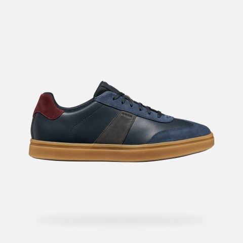 Low top sneakers BALTMOORE MAN Navy/Dark Avio - image number 1 | GEOX