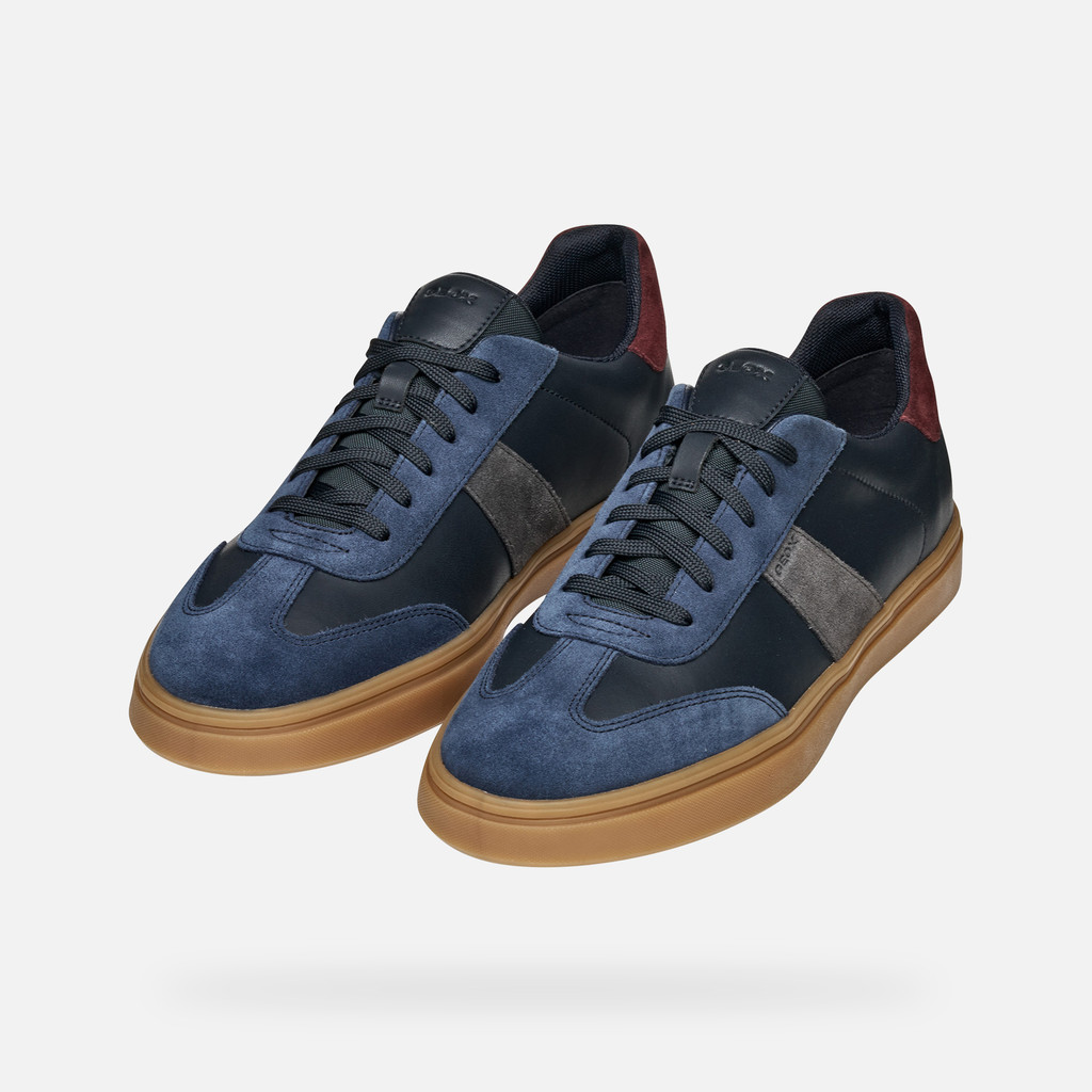 Sapatilhas baixas BALTMOORE HOMEM Azul marinho/Azul acinzentado escuro - image number 8 | GEOX