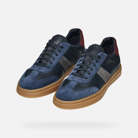 Sapatilhas baixas BALTMOORE HOMEM Azul marinho/Azul acinzentado escuro - image number 8 | GEOX