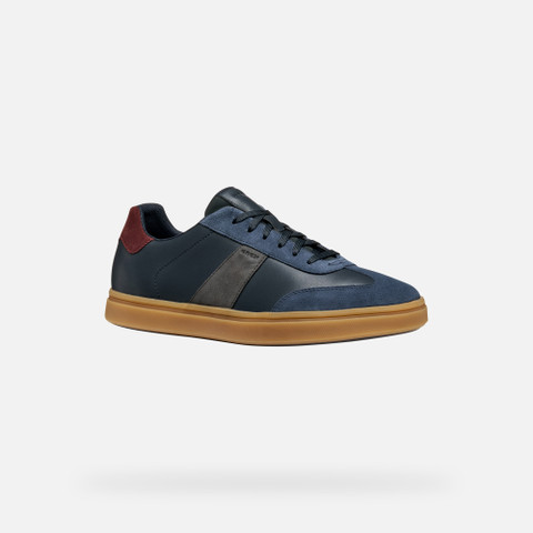 Low top sneakers BALTMOORE MAN Navy/Dark Avio - image number 2 | GEOX