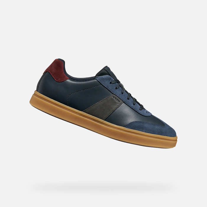 Baskets basse BALTMOORE HOMME Bleu marine/Bleu aviateur foncé | GEOX