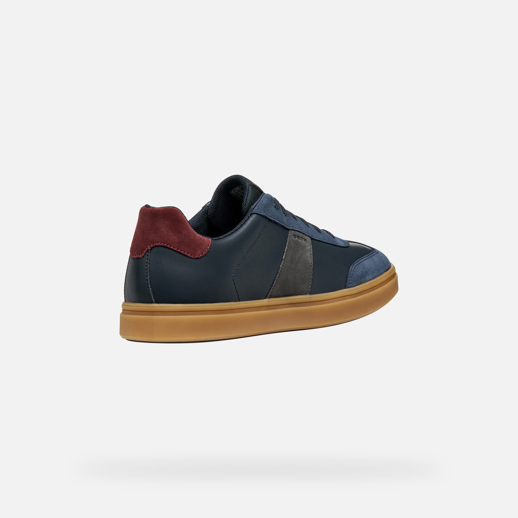 Low top sneakers BALTMOORE MAN Navy/Dark Avio - image number 4 | GEOX