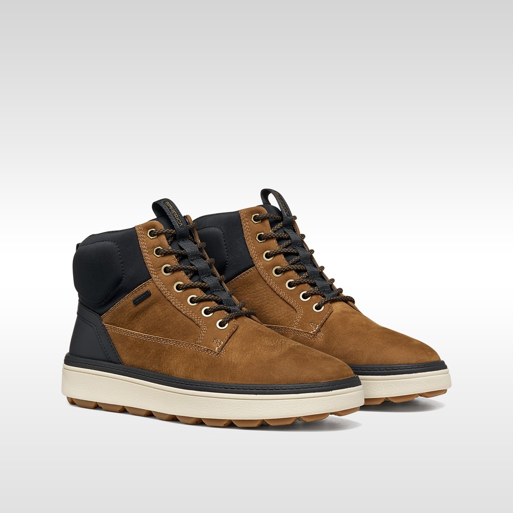 Wasserfeste Stiefeletten SPHERICA ECUB-1.1 ABX HERR Haselnuss/Schwarz - image number 7 | GEOX