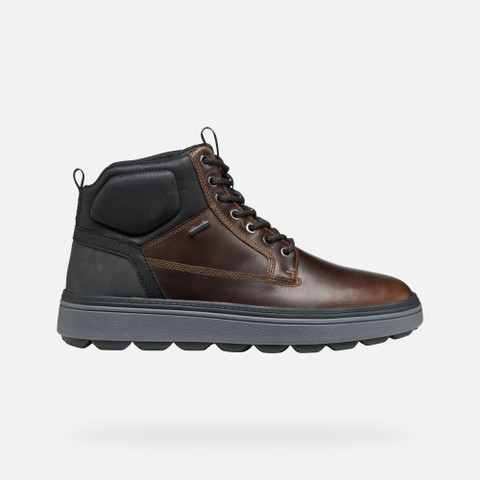 Ankle boots with laces SPHERICA ECUB-1.1 ABX MAN Dark.Brown/Black - image number 1 | GEOX