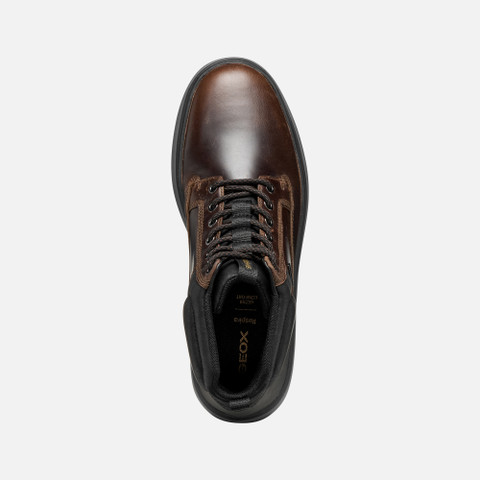 Ankle boots with laces SPHERICA ECUB-1.1 ABX MAN Dark.Brown/Black - image number 5 | GEOX