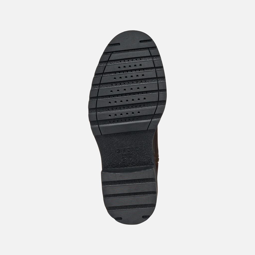 Ankle boots with laces REDCLIF MAN Coffee - image number 6 | GEOX