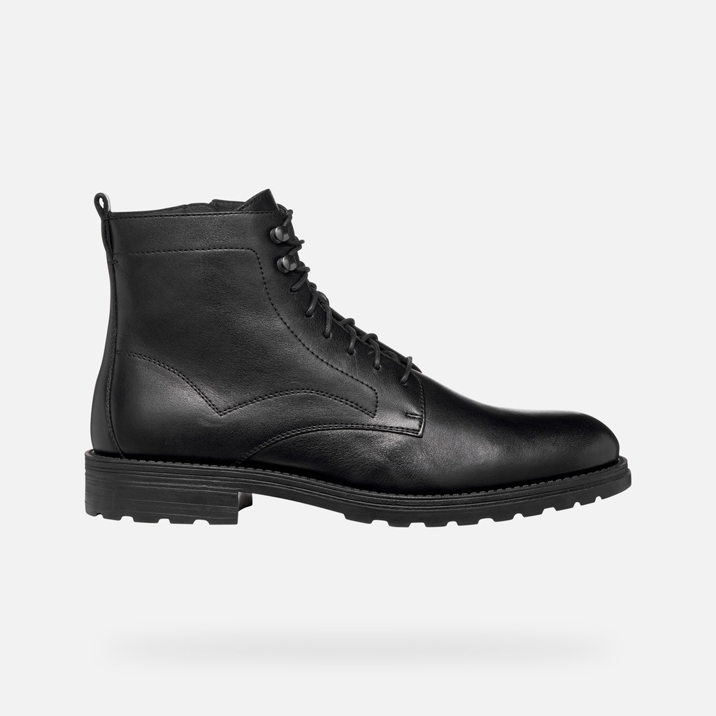 Ankle boots with laces REDCLIF MAN Black - image number 1 | GEOX