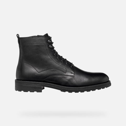 Ankle boots with laces REDCLIF MAN Black - image number 1 | GEOX