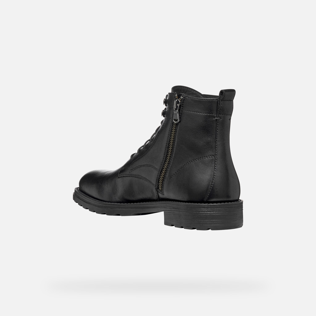 Ankle boots with laces REDCLIF MAN Black - image number 3 | GEOX