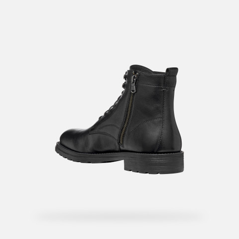 Ankle boots with laces REDCLIF MAN Black - image number 3 | GEOX
