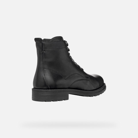 Ankle boots with laces REDCLIF MAN Black - image number 4 | GEOX