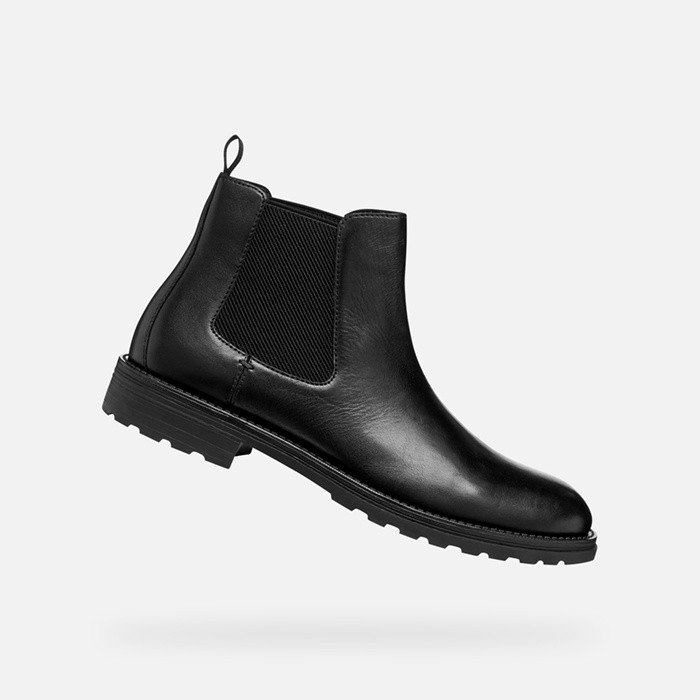 Bottines Chelsea REDCLIF HOMME Noir | GEOX