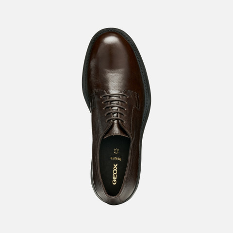 Leather shoes REDCLIF MAN Coffee - image number 5 | GEOX