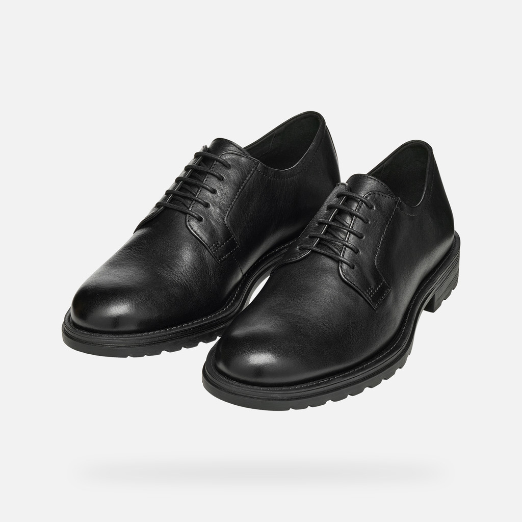 Zapatos de piel REDCLIF HOMBRE Negro - image number 8 | GEOX