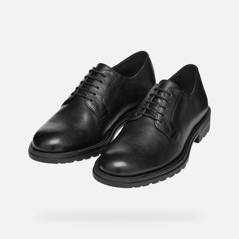 Zapatos de piel REDCLIF HOMBRE Negro - image number 8 | GEOX