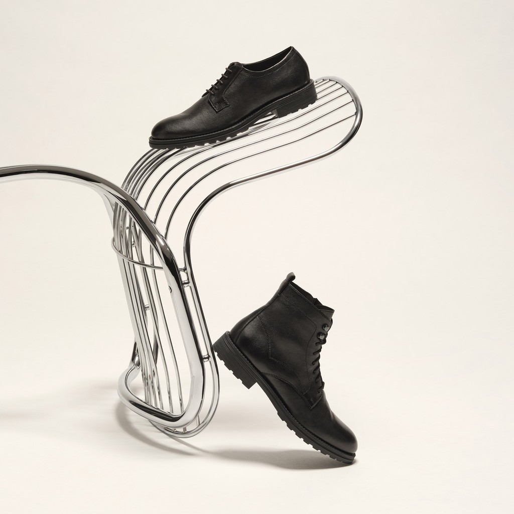 Zapatos de piel REDCLIF HOMBRE Negro - image number 9 | GEOX