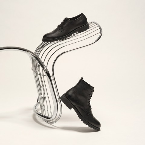 Zapatos de piel REDCLIF HOMBRE Negro - image number 9 | GEOX