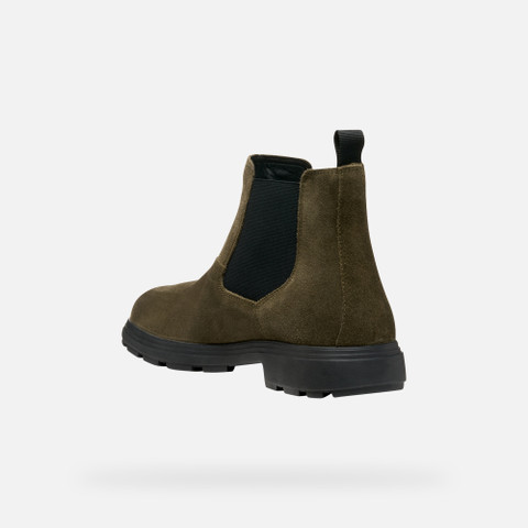 Chelsea boots MEIERN MAN Military - image number 3 | GEOX