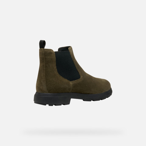 Chelsea boots MEIERN MAN Military - image number 4 | GEOX
