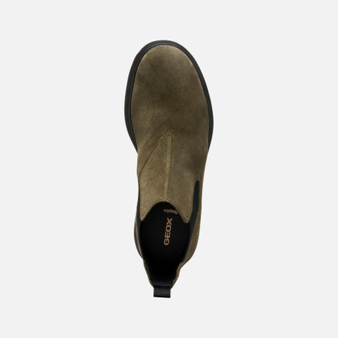 Chelsea boots MEIERN MAN Military - image number 5 | GEOX