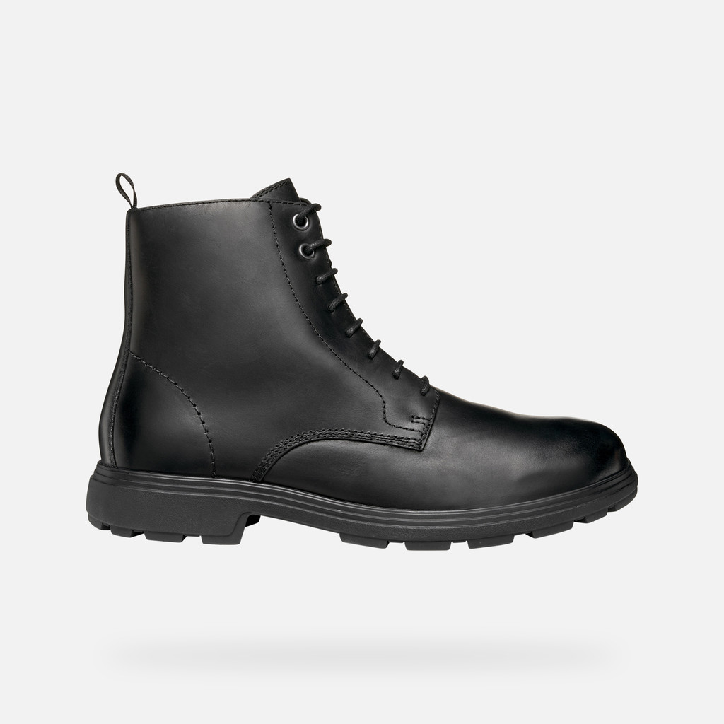 Ankle boots with laces MEIERN MAN Black - image number 1 | GEOX