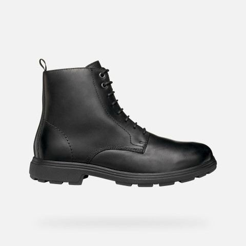 Ankle boots with laces MEIERN MAN Black - image number 1 | GEOX