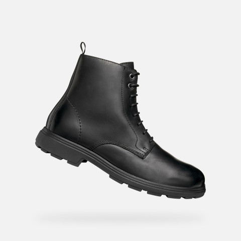 Ankle boots with laces MEIERN MAN Black - image number 0 | GEOX