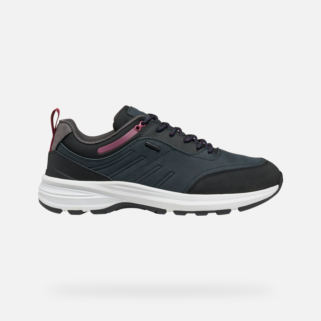 Waterproof trainers SENALES ABX MAN Navy/Black - image number 1 | GEOX