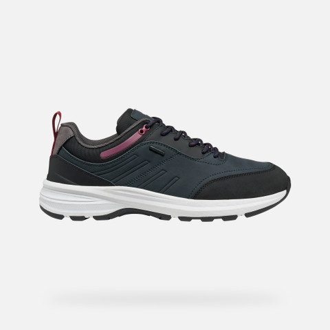 Waterproof trainers SENALES ABX MAN Navy/Black - image number 1 | GEOX