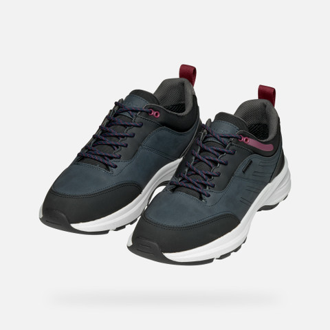 Waterproof trainers SENALES ABX MAN Navy/Black - image number 7 | GEOX