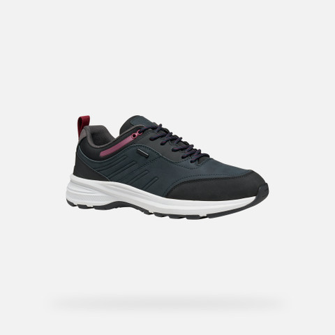 Waterproof trainers SENALES ABX MAN Navy/Black - image number 2 | GEOX