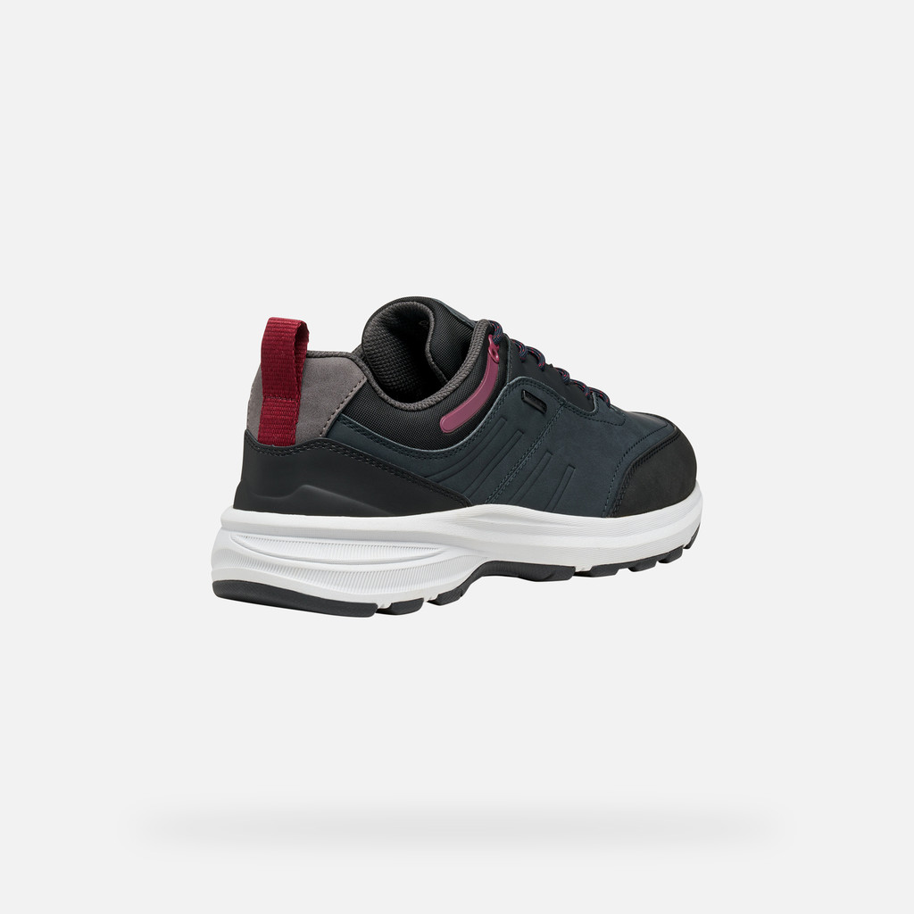 Waterproof trainers SENALES ABX MAN Navy/Black - image number 4 | GEOX