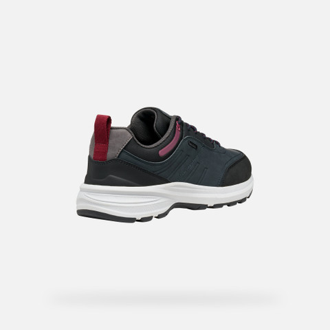 Waterproof trainers SENALES ABX MAN Navy/Black - image number 4 | GEOX