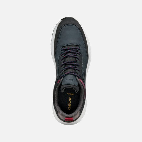 Waterproof trainers SENALES ABX MAN Navy/Black - image number 5 | GEOX